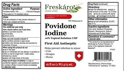 Freskaro Povidone 16 Oz 2026 (Freskaro Povidone Iodine 16 Oz 4 14 2026)